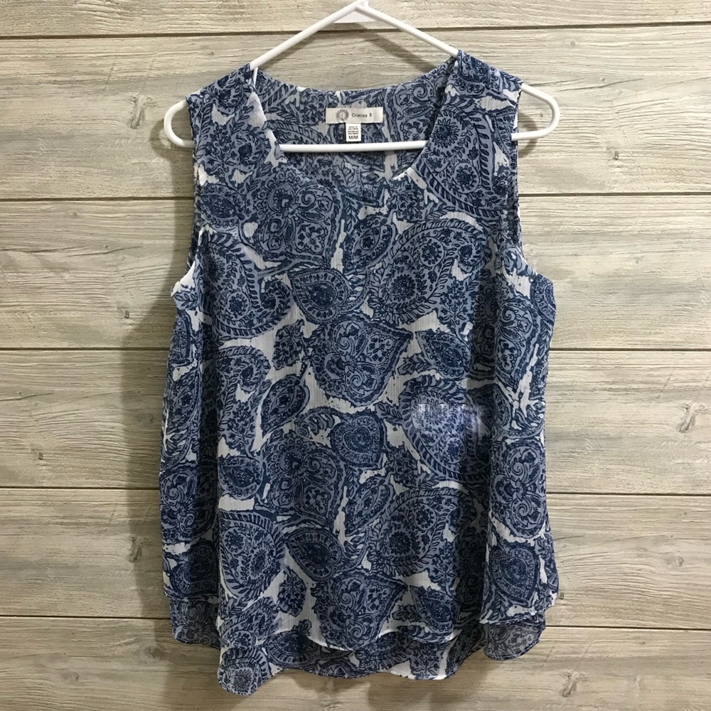 Cristina B Sleeveless Tunic Tank